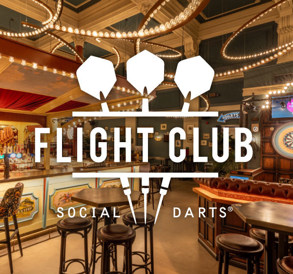 Social darts in the city centre